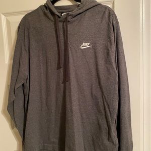 Grey Large Nike Hoodie